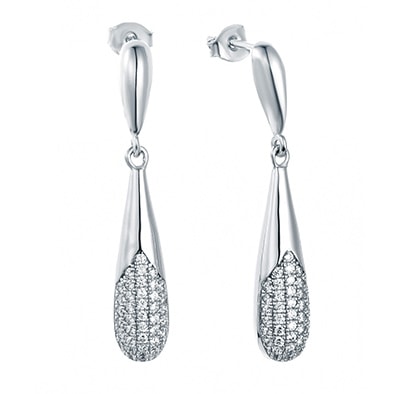 עגילים תליון קורל