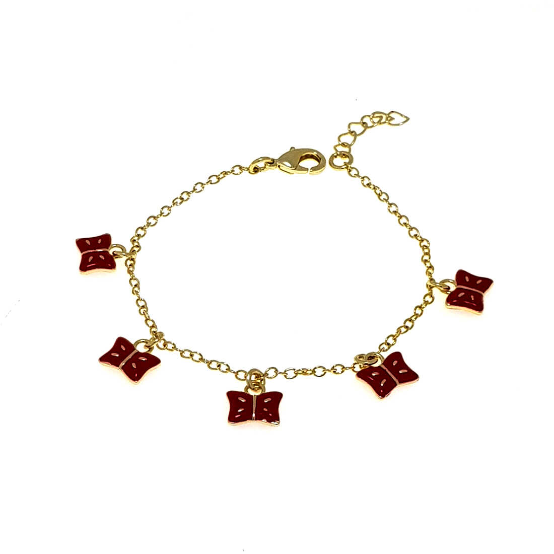 צמיד עם פרפרים