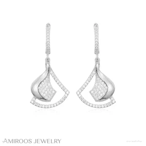 עגילים לחתונה רודיום