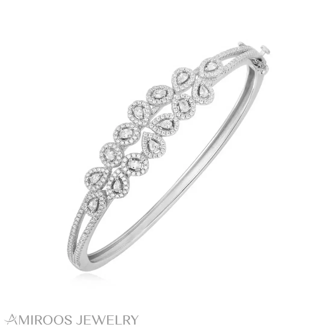 צמיד קשיח עם זירקונים