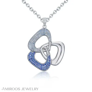 תליונים יפים שיבוץ כחול לבן