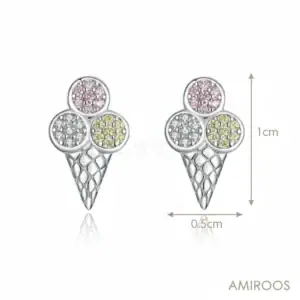 עגילי גלידה צמודים