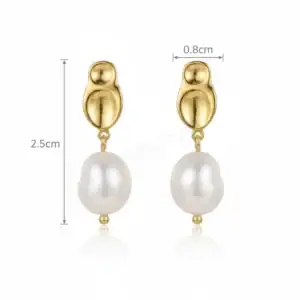 עגילי כסף מצופה