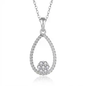 שרשרת כסף זירקונים