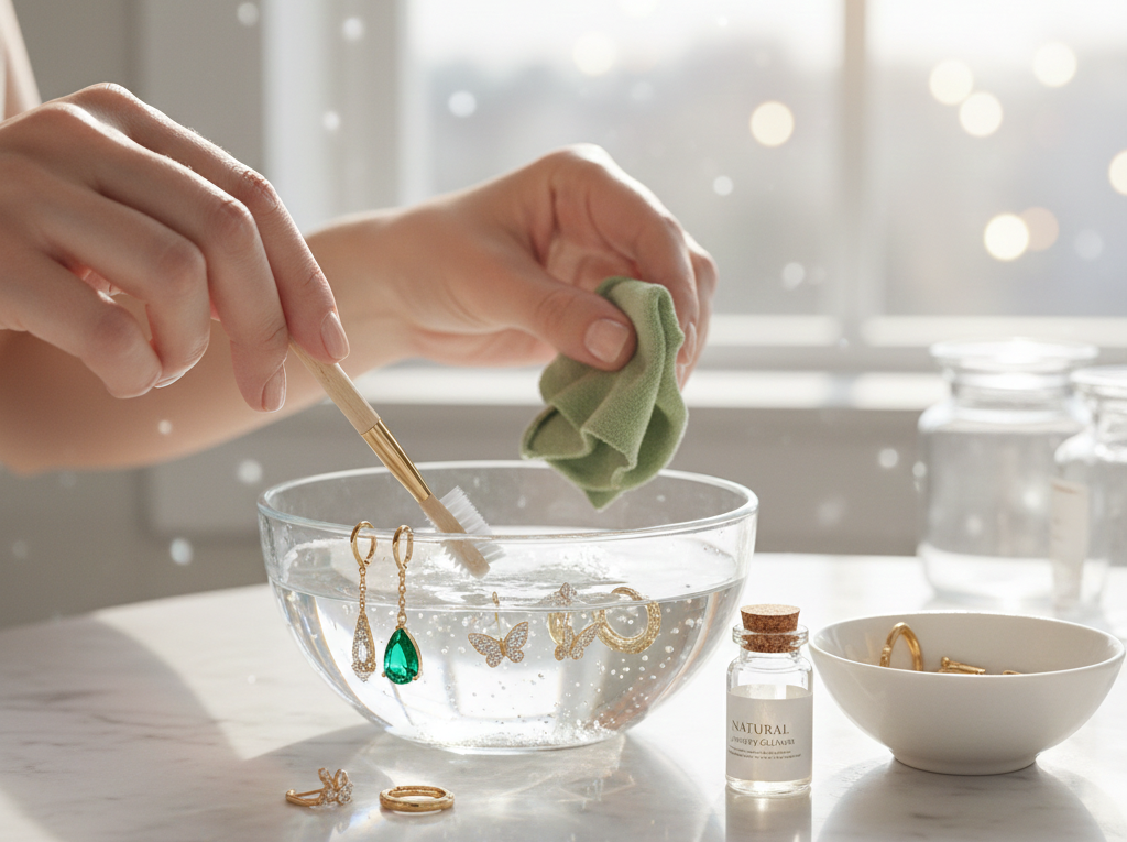 איך לנקות עגילים